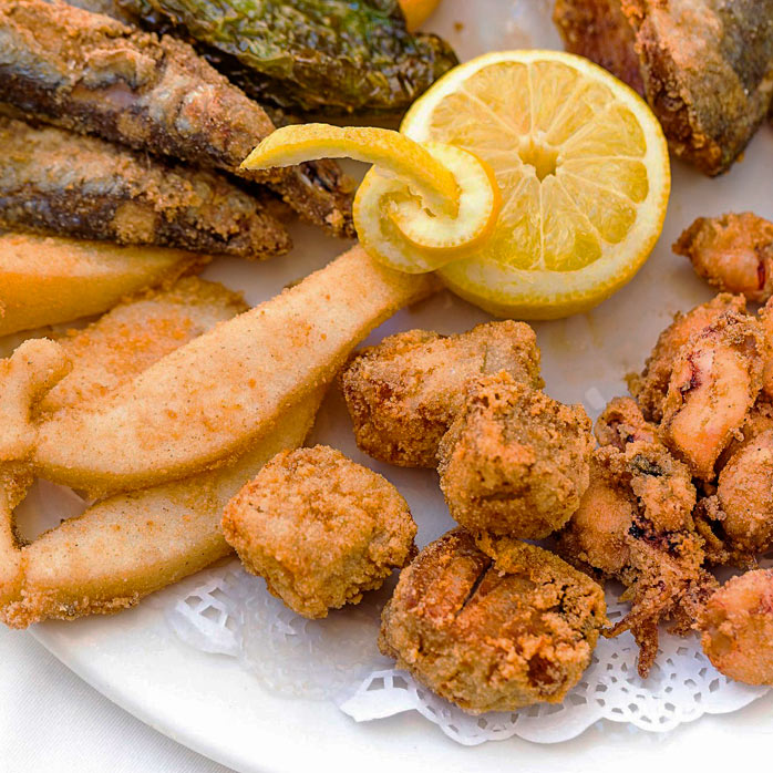 Surtido de frituras - Restaurante La Bodega (Cádiz)
